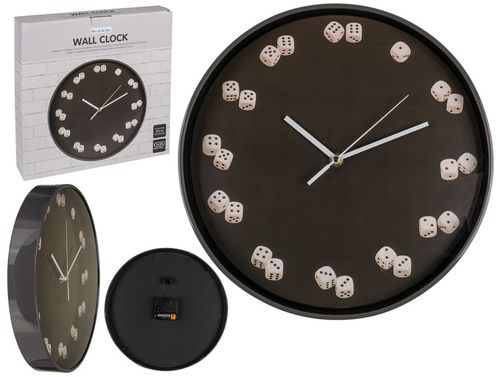 Zegar Ścienny - KOŚCI - Kostki do Gry na Arena.pl