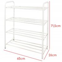 Szafka na buty Brunbeste 65 x 72 x 26 cm biały