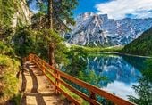 Puzzle 1000 Układanka Krajobraz Widok Góry Jezioro Las Staw 9+ CASTOR