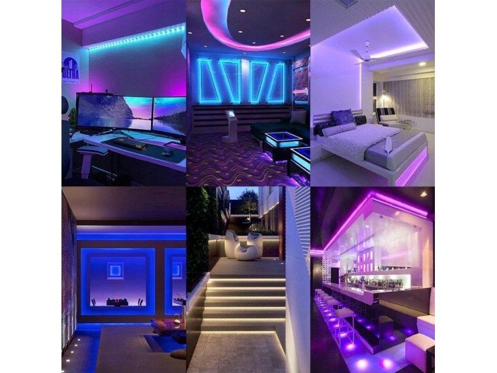 Taśma led rgb 5m + pilot zasilacz wodoodporna ip67 zdjęcie 4