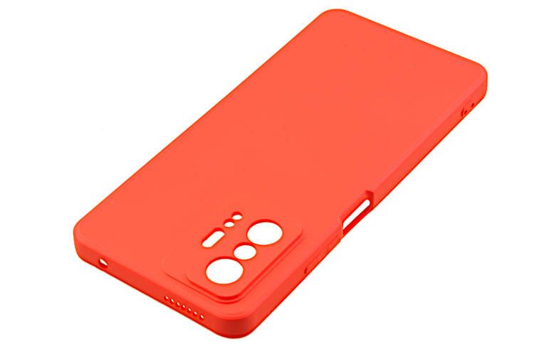Etui silikonowe Tint do Xiaomi 11T czerwony zdjęcie 2