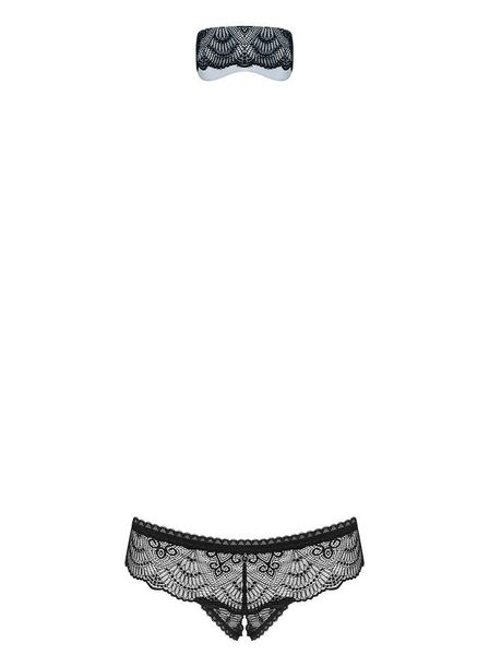 Zestaw Stringi i Maska - Obsessive Firella L/XL zdjęcie 3