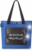 Niktrade torebka shopper tkanina niebieski