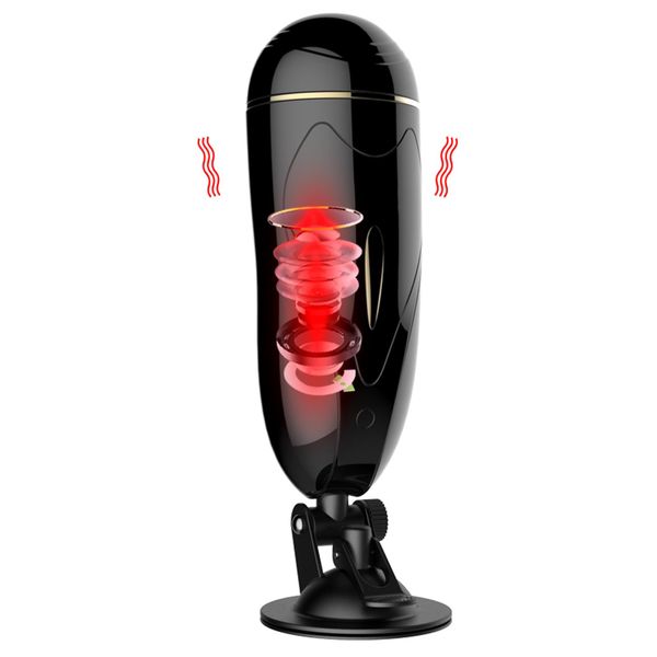 Masturbator-Vibrating Masturbation Cup USB 7 + Interactive Function / Talk Mode zdjęcie 3