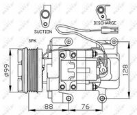 32234/NRF KOMPRESOR KLIMATYZACJI MAZDA 3 03-