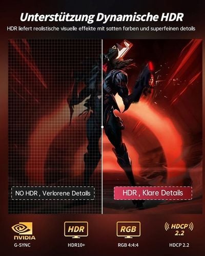 KABEL DISPLAYPORT - HDMI 2.1 PRZEWÓD ADAPTER DISPLAY DP 8K 4K 120HZ HDR 2M na Arena.pl