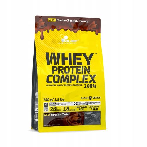 Olimp WHEY PROTEIN COMPLEX 700g WPC BIAŁKO KONCENTRAT Podwójna czekolada na Arena.pl