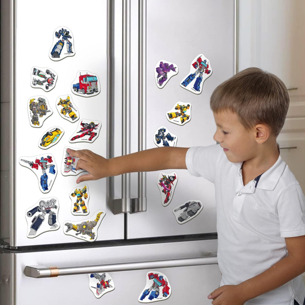 Zestaw Magnesów Transformatory Czas Bohaterów Transformers Układanka zdjęcie 4