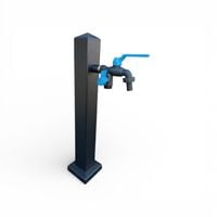 Kran ogrodowy YaPko Luma Pro 1/2" czarny prosto od Producenta