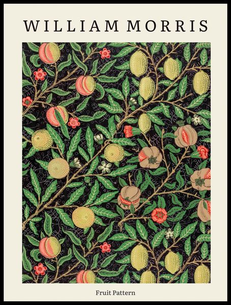 Plakat 60x80cm Design Fruit Pattern, Morris Vintage do Salonu zdjęcie 1