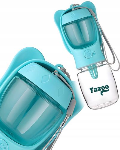 Butelka na Wodę Karmę dla Psa Poidło 2w1 Bidon Turystyczny Miseczka Podróż na Arena.pl