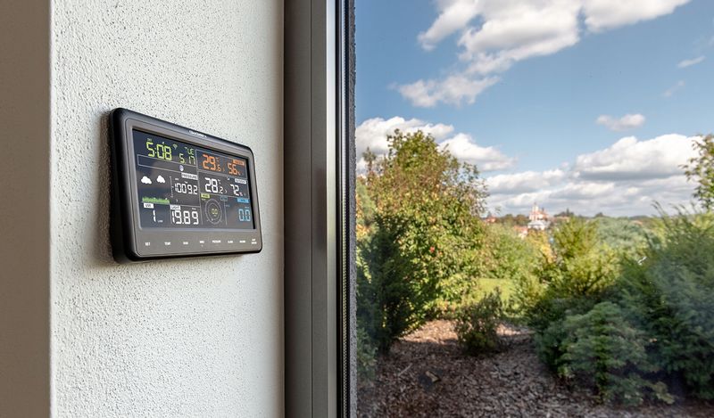 Stacja Pogody Profesjonalna Solar Aplikacja WI-FI zdjęcie 2