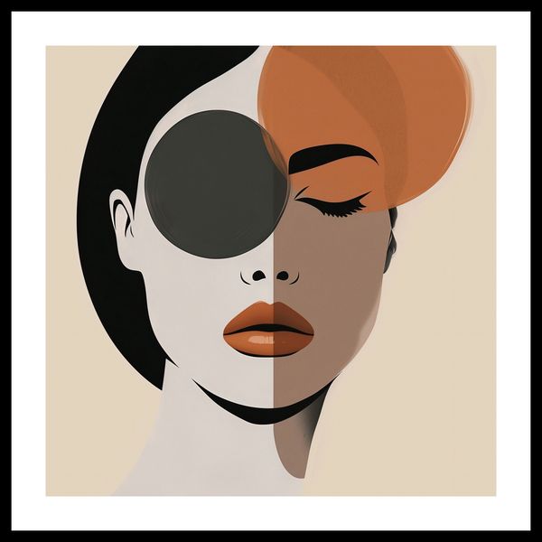 Plakat 40x40cm Dwie Strony Piękna zdjęcie 3