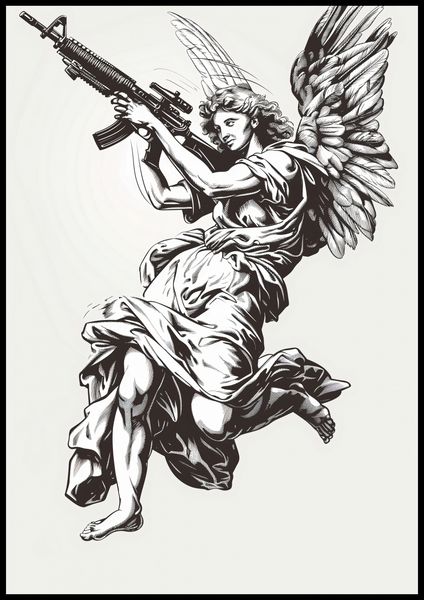 Plakat 70x100cm Anioł Wojny zdjęcie 2