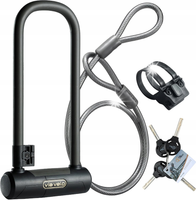Zapięcie Blokada Rowerowa Via Velo Pro U-Lock Stal 20CrMnTi Secure Gold