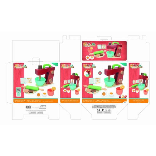 Zabawkowy sprzęt AGD Woomax 12 Części 20 x 22,5 x 8 cm (4 Sztuk) na Arena.pl