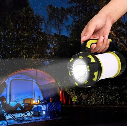 LATARKA LED KEMPINGOWA TURYSTYCZNA BIWAKOWA LAMPA PODRĘCZNA SZPERACZ na Arena.pl