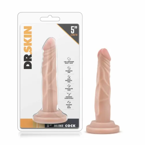 dr. skin mini model intymny z przyssawką 14,6 cm beżowy tpe na Arena.pl