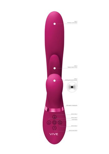 kura   thrusting g spot vibrator with flapping tongue and pulse wave na Arena.pl