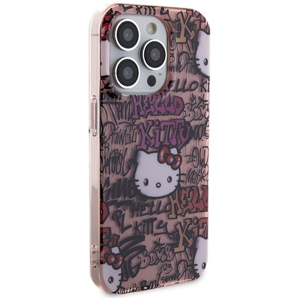 Etui Hello Kitty do iPhone 15 Pro, Różowy zdjęcie 4