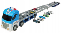 Elefun 2w1 Auto transporter i tor wyścigowy + 8 autek 135cm