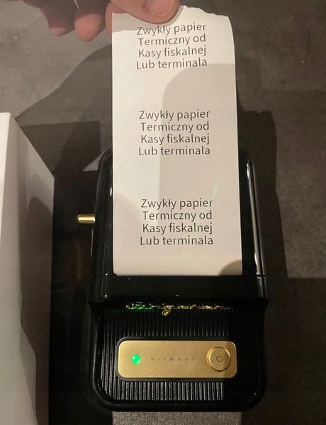 NIIMBOT B21 Drukarka Termiczna NAKLEJKI Bluetooth  NIIMBOT_B21_CZARNA zdjęcie 4
