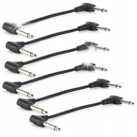 6 SZTUK Kable Efektów Gitarowych Kable 6.35mm