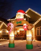 m2455. BLOOMWIN Nadmuchiwana dekoracja świąteczna piernik 2,9 m