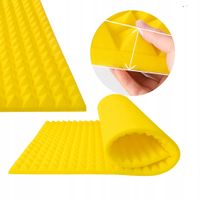 WYGŁUSZENIE GĄBKA PIANKA AKUSTYCZNA 200x100 x 4 cm PIRAMIDKI - biura, sale