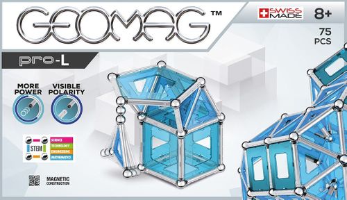 Klocki magnetyczne PRO-L - 75 elementów na Arena.pl