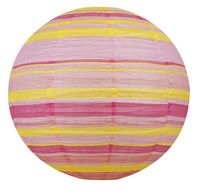 Abażur papierowy-kokon 50 pomarańczowo-różowy