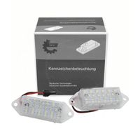 Oświetlenie LED tablicy rejestracyjnej MITSUBISHI OUTLANDER I 2003 2004