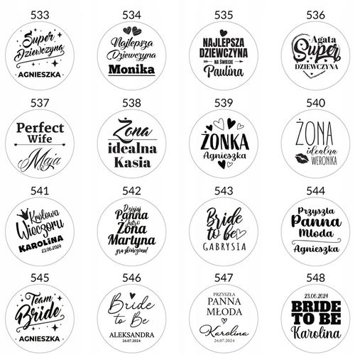 KIELISZEK Z GRAWEREM ZŁOTY PREZENT DLA NIEJ NA URODZINY 18 20 30 40 50 na Arena.pl