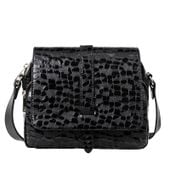 Torebka damska z efektem kropli Canaletto srebrne wykończenia TD690s258