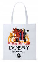 Dla Spawacza Prezent Torba Eco Biała Shopper Z Nadrukiem Ze Zdjęciem