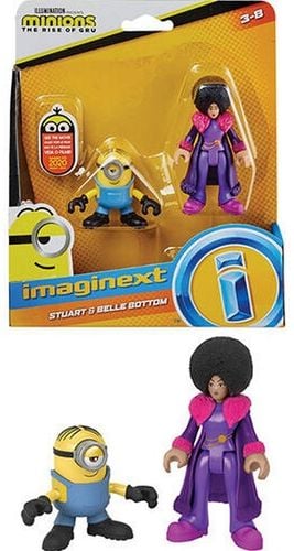 mattel imaginext minionki stuart and belle bottom 2pak na Arena.pl