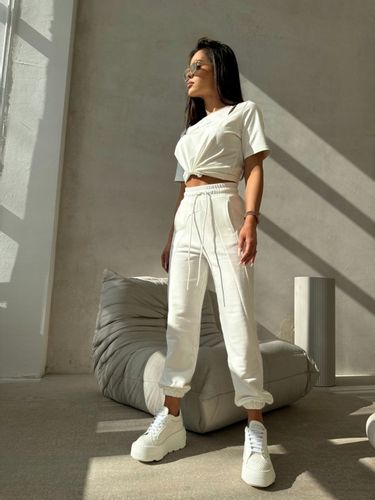 T-shirt SLOWLY ecru La Manuel na Arena.pl