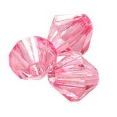KRYSZTAŁKI DIAMENT KORALIKI DO BRANSOLETEK DO BIŻUTERII RÓŻOWE 16MM 6SZT