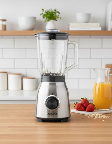 Blender kielichowy mocny Łucznik BL-1000 1,85l 1000W stal INOX kruszy na Arena.pl