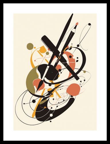 Plakat 25x35cm Abstrakcyjny Rapsod na Arena.pl