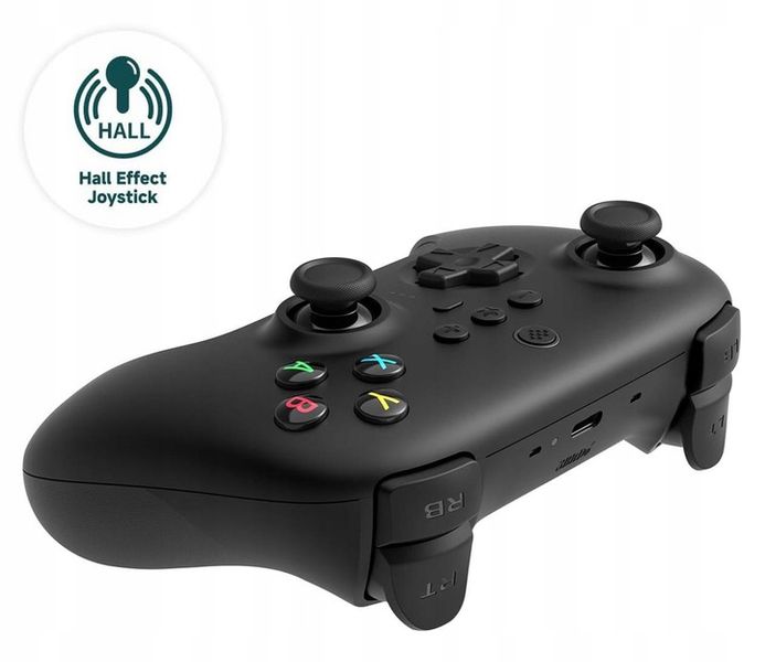 8BitDo Ultimate 2.4G BT Black v2 Hall Effect Pad Android Apple PC zdjęcie 4