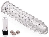 Przedłużka Penisa 6,5 Cm Z Mocnym Wibratorem