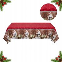 OBRUS WIGILIJNY NA ŚWIĄTECZNY STÓŁ 150x180cm DEKORACJA NA BOŻE NARODZENIE