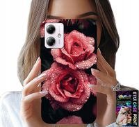 ETUI DO MOTOROLA MOTO G14 - PIĘKNE RÓŻOWE RÓŻE, KWIECISTE WZORY, CASE
