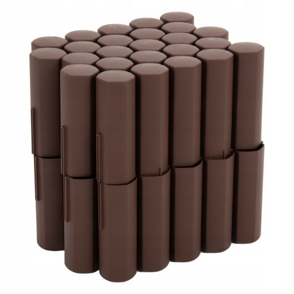 Palisada Ogrodowa Paliki Brąz 16,2 m Border Płotek zdjęcie 5