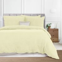 Pościel frotte 160x200 Darymex jednokolorowa kremowa