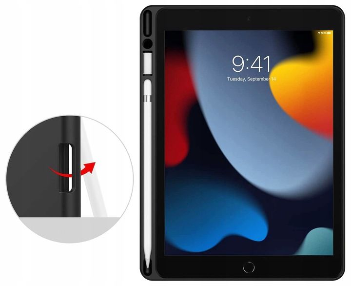 ETUI POKROWIEC DO APPLE IPAD 10.2 GEN 9 2021 CZARNY zdjęcie 7