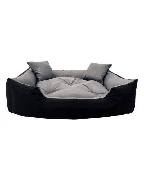 Duże Legowisko Kojec Łóżko Dla Psa Kota 100x75 cm Szare zdjęcie 3