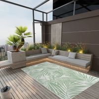 Dywan zewnętrzny, ARAKIL zielony, 160 x 230 cm, PP