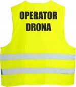 KAMIZELKA ODBLASKOWA nadruk OPERATOR DRONA